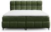 Boxspringbett Bett Schlafzimmerbett SOPHIE 120x200cm Stoff Rolf Flaschengrün Bild 2