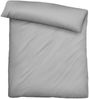 biberna Pique Bettwäsche UNI, silber/grau, 1 x 155 x 220 cm + 1 x 80 x 80 cm Bild 2