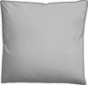 biberna Pique Bettwäsche UNI, silber/grau, 1 x 155 x 220 cm + 1 x 80 x 80 cm Bild 3