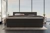 Boxspringbett Valerio Familienbett - Webstoff - anthrazit - 260x200 cm Bild 3