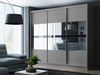 Kleiderschrank Barteno 250 (Farbe: Graphit + Schwarz) Bild 2