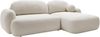 Mirjan24 'Mojato' Ecksofa mit Bettkasten und Schlaffunktion, Bouclé beige, 90x175x275 cm, Rechts Bild 3