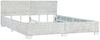 vidaXL Bett Grau Natur Rattan 180x200 cm 283093 Bild 2