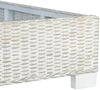 vidaXL Bett Grau Natur Rattan 180x200 cm 283093 Bild 5
