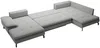Vente-unique - ARCHIBALD Sofa Stoff Grau - B 205 cm x H 82 cm x L 347 cm Bild 4