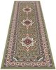 Orientalischer Kurzflor Teppich Parun Täbriz Grün - 80x250x0,9cm Bild 2