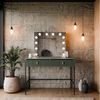 Lookway Schminktisch MIDNIGHT ELITE mit LED-Spiegel auf Gestell, Breite 104 cm Bild 3