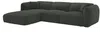 Vente-unique - CAMILIO Sofa Stoff Grün - B 165 cm x H 74 cm x L 272 cm Bild 4