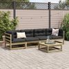 vidaXL 5-tlg. Garten-Sofagarnitur Kiefernholz Imprägniert 3299282 Bild 3