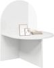vidaXL Nachttisch Hochglanz Weiß 48 x 49 x 65 cm Holzwerkstoff 8001121 Bild 3