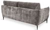 Sofa Designersofa MADISON 3-Sitzer in Stoff Dress Me Hellgrau Bild 3