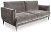 Sofa Designersofa MADISON 3-Sitzer in Stoff Dress Me Hellgrau Bild 2