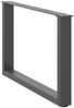 vidaXL Couchtischbeine U-Form 2 Stk. Anthrazit 70x(42-43) cm Stahl 4013166 Bild 4