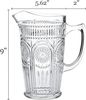 FELIXLEO Wasserkaraffe Vintage Wasserkaraffe ideal für Eistee hausgemachten Saft und Milch, (1-tlg) Bild 2