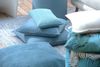 H.O.C.K. Sitzhocker H.O.C.K. Copacabana Hocker rund Pouf ø45x45 cm floral petrol emeraude, Hocker, Barhocker & Sitzhocker, Pouf, Badhocker, Wohnzimmer Hocker Bild 3