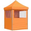 vidaXL Pop-Up Partyzelt, faltbar, Stahl / PE, orange, mit 4 Seitenteilen, 306 x 200 x 200 cm Bild 5