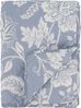 Chic Antique - Decke Quilt Wohndecke 180x130cm Blumenmuster Blau Weiß 16108606 Bild 4