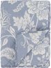 Chic Antique - Decke Quilt Wohndecke 180x130cm Blumenmuster Blau Weiß 16108606 Bild 3