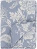 Chic Antique - Decke Quilt Wohndecke 180x130cm Blumenmuster Blau Weiß 16108606 Bild 5