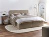 Boxspringbett mit Stauraum Stoff CHANCELLOR 180 x 200 cm Taupe Bild 3