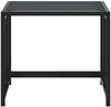 vidaXL Gartenhocker 4 Stk. Schwarz Stahl und Textilene 4008594 Bild 4