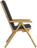 vidaXL Gartenstühle 6 Stk. Verstellbar Klappbar mit Kissen Bambus 3208930 Bild 5