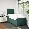 vidaXL Boxspringbett mit Matratze Dunkelgrün 90x190 cm Samt 3290789 Bild 3