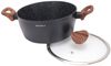 Edenberg Topf-Set Wunderschönes Topfset, Töpfe, Suppentopf, Spargeltopf, Eiertopf, Aluminiumguss, Keramik, Edelstahl (1,45L / 2,6L / 4,4L / 6,3L, 8-tlg, Zeitloses Design des Topfsets. Eine ideale Geschenkidee! Hochwertig) Bild 3