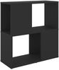 vidaXL Bücherregal Schwarz 60x24x63 cm Holzwerkstoff 809063 Bild 2