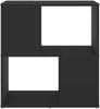vidaXL Bücherregal Schwarz 60x24x63 cm Holzwerkstoff 809063 Bild 3