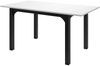 Esstisch Fagab 120 (Farbe: Schwarz / Bianco Marmor) Bild 4