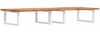 vidaXL Waschbeckenregal Wandmontage Stahl und Akazienholz 3302836 Bild 2