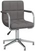 vidaXL Bürostuhl Drehbar Dunkelgrau Stoff [334730] Bild 2