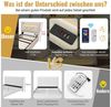 BlingBin Polsterbett Boxspringbett Stauraumbett (1-tlg, Einzelbett 140×200,360-Surround-LED-Funktion), mit USB und Typ C-Port, Hydraulisch Stauraum, Leinen Ohne Matratze Bild 3
