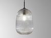 Kleine Pendelleuchte DUKE einflammig mit Glasschirm Rauchglas Ø 21cm Bild 5