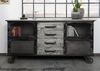 Sideboard Mango 153x40x80 grau lackiert HEAVY INDUSTRY #153 Bild 3