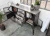 Sideboard Mango 153x40x80 grau lackiert HEAVY INDUSTRY #153 Bild 4