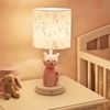LED Kinder Tischleuchte, Fuchs pink, Touchdimmer, H 33,5 cm Bild 2