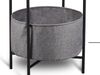 Couchtisch 2er Set aus Metall mit Stoff Korb Höhe 61cm Bild 4
