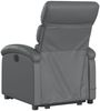 vidaXL Massagesessel mit Aufstehhilfe Grau Kunstleder 3204050 Bild 4