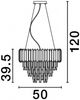 Nova Luce 9824075 MAGNOLIA Pendelleuchte 6-flammig Gold E14 Bild 5