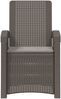 vidaXL Liegesessel Garten Rattan-Optik Hellgrau PP 8012015 Bild 3