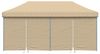 vidaXL Pop-Up Partyzelt, faltbar, Stahl / PE, Beige, mit 4 Seitenteilen, 315 x 580 x 292 cm Bild 3