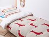 Kuscheldecke REERH Baumwolle 130 x 170 cm Beige Bild 3