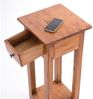 Vintage Design TELEFONTISCH Napoleon 75 | 75 x 30 x 30 cm (HxLxB), Mahagoniholz Beistelltisch im kolonial Stil, Blumenhocker, Holz Tischchen | Farbe: 08 honigfarben gewachst Bild 4
