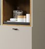 Badezimmer Hochschrank Sao Paulo in Sand und Eiche 40 x 186 cm Bild 3