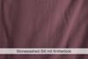 jilda-tex Bettwäsche Lissabon, Renforcé (Bio-Baumwolle), 2 teilig, unifarben, stonewashed und in vielen Farben Bild 3