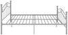 vidaXL Metallbett, 160x200 cm, Grau Bild 4