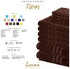 Lavea Gästehandtuch Elena, 30x50cm aus 100% Baumwolle, fusselfreies, pflegeleichtes hautfreundliches Gästehandtuch-Set (Set, 5-St), einzigartig weiche Frottee Gästehandtücher für jeden Hauttyp Bild 2
