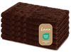 Lavea Gästehandtuch Elena, 30x50cm aus 100% Baumwolle, fusselfreies, pflegeleichtes hautfreundliches Gästehandtuch-Set (Set, 5-St), einzigartig weiche Frottee Gästehandtücher für jeden Hauttyp Bild 5